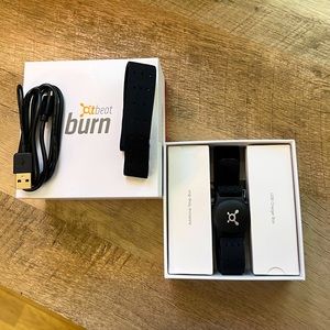 Orange Theory beat burn armband heart
rate monitor